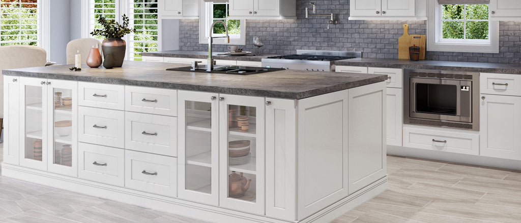 RTA Shaker White Base Cabinets